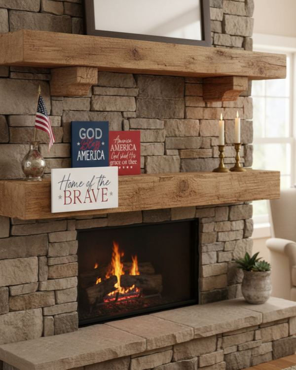 The Heritage Trio Set: A timeless collection honoring classic American values and traditional patriotic sentiments.