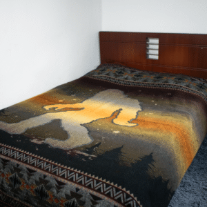 Bigfoot Yeti Sasquatch Fleece Blanket Cozy Novelty Throw Soft Warm