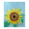 1 Silky Soft Sunflower Throw Blanket Cozy Elegant Decorative Home Accent