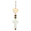 Child of the King Hanging Decor Heart and Cross Religious Ornament