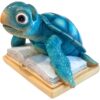 Sea Turtle Eyeglasses Holder Figurine for Nautical Ocean Home Decor