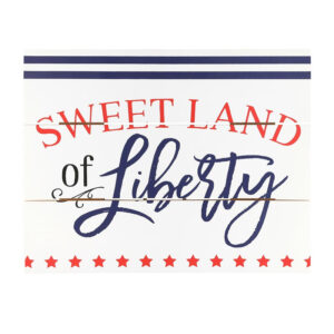 Mini Wooden Pallet Display – America The Beautiful