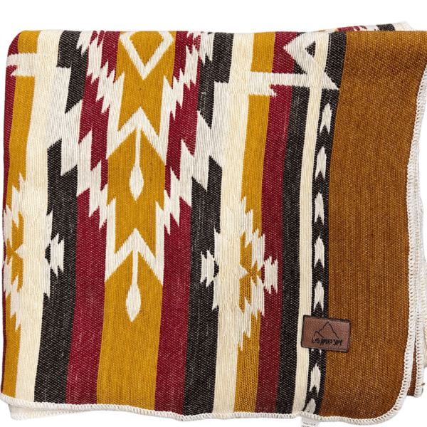 100% Wool Western Blanket Cozy Rustic Warm Soft Throw Decor