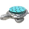 1 Sea Turtle Resin Coaster Set with Holder Coastal Decor