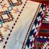 Red Turquoise Southwestern Couch Blanket Cozy Woven Decorative Throw