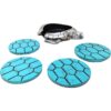 2 Sea Turtle Resin Coaster Set with Holder Coastal Decor