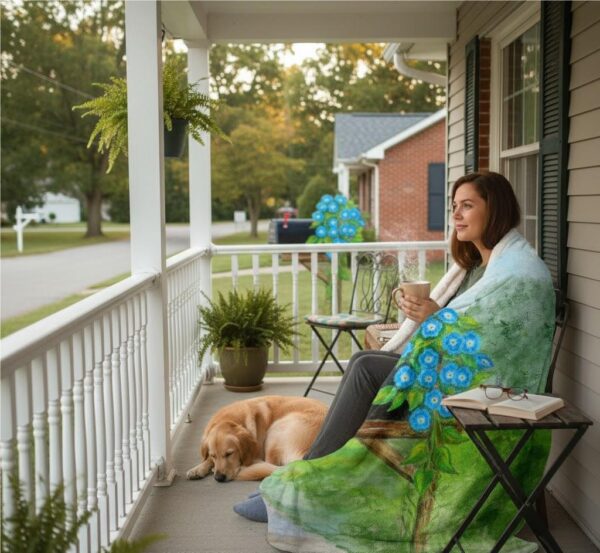 Silky Soft Glorious Morning Throw Cozy Lightweight Decorative Blanket