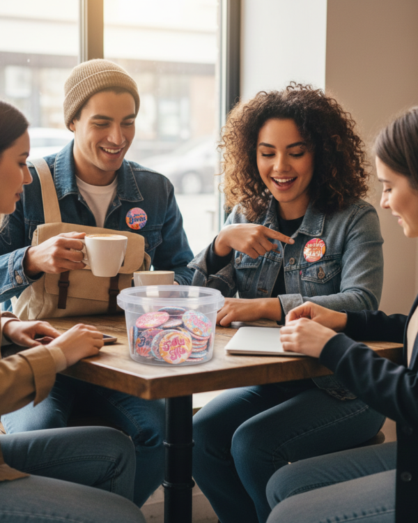 21f3e059-852d-4395-9e43-83609fcd44bc Retro 1.5-Inch Floral Faith Buttons in a Convenient 4-Inch Display Tub