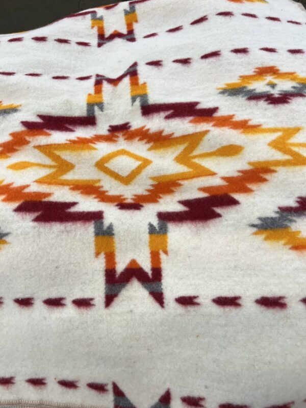 100% Wool Western Blanket Cozy Rustic Warm Soft Throw Decor