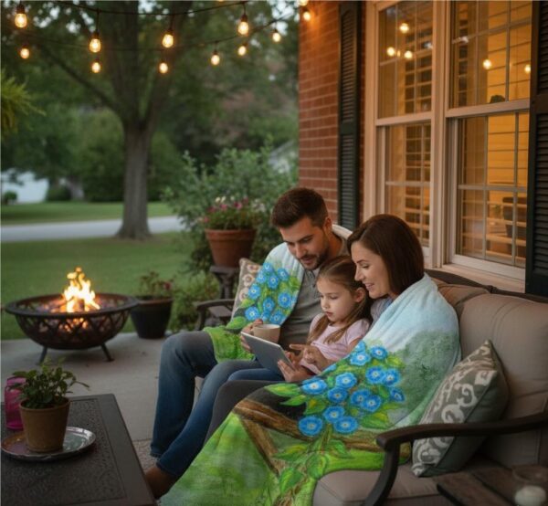 Silky Soft Glorious Morning Throw Cozy Lightweight Decorative Blanket