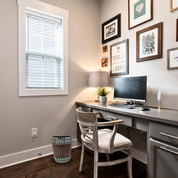 Southwestern Faux Leather Resin Wastebasket with Turquoise Accent Decor