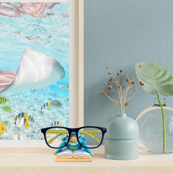Sea Turtle Eyeglasses Holder Figurine for Nautical Ocean Home Decor