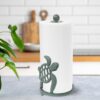 Coastal Sea Turtle Paper Towel Holder Rustic Ocean Kitchen Decor