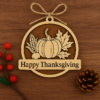 Pafu Thanksgiving Wooden Hanging Sign – Holiday Party Decor