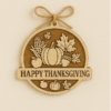 Pafu Thanksgiving Wooden Hanging Sign – Holiday Party Decor