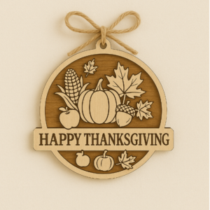 Pafu Thanksgiving Wooden Hanging Sign – Holiday Party Decor