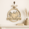 Pafu Thanksgiving Wooden Hanging Sign – Holiday Party Decor