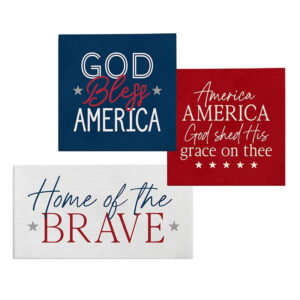 The Heritage Trio Set: A timeless collection honoring classic American values and traditional patriotic sentiments.