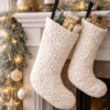 Classic White Christmas Stocking