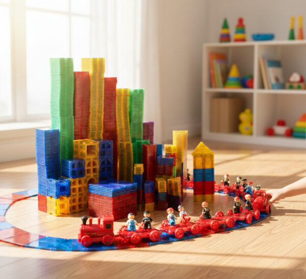 Gemini_Generated_Image_t5qhht5qhht5qhht Kids 100-Piece Magnetic Building Blocks – Creative Play Toy