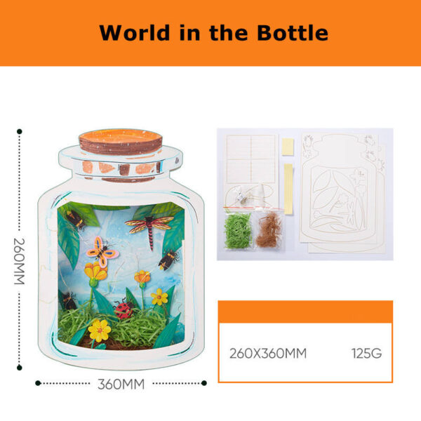 H2764b256dab84f1fa6c5a762507c9189N Educational DIY Art Making Kit for Kids Handmade Craft Toy
