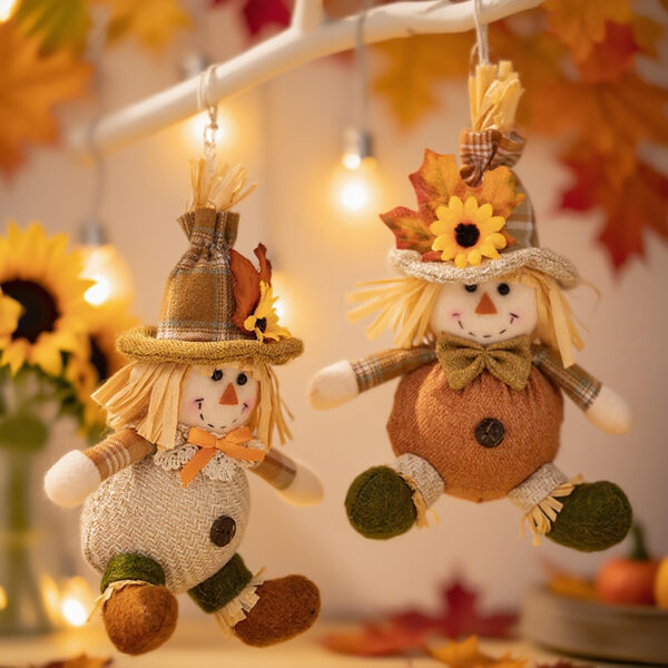 Harvest Festival Standing Gnome Ornaments – Thanksgiving Decor