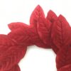 Handmade Red Velvet Poinsettia Wreath – Christmas Home Decor