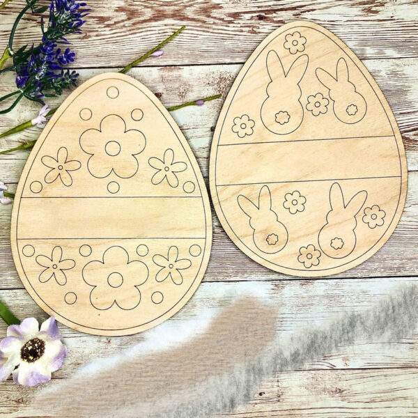 DIY Easter Wooden Bunny & Egg Paint Kit – Basket Stuffer Craft