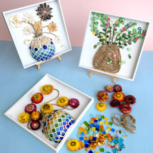 Mosaic DIY Craft Kit – Arts & Crafts Decorative Frame Kit