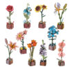 Wooden 3D Flower Puzzle Kit – Creative Toy & DIY Gift
