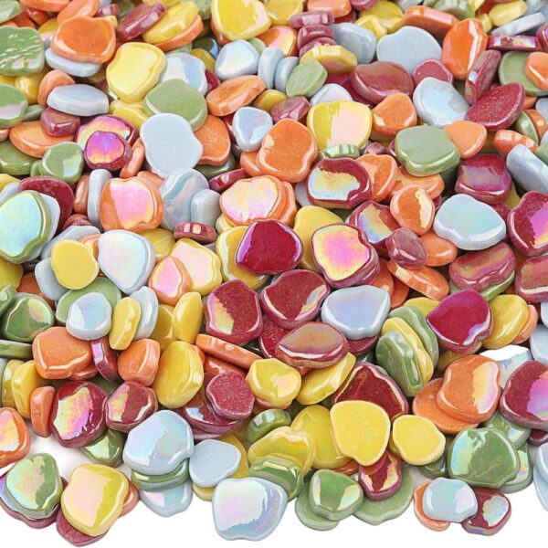 H76714344aaa74c608b52078b25fd50f56 DIY Iridescent Petal Glass Mosaic Tiles for Art & Hobby