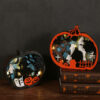 H81a1c29f3bfa413e9985792270b32229f LED Wooden Pumpkin Halloween Decor – Festive Light Piece