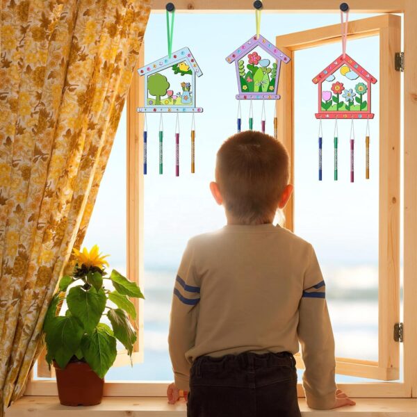 Kids Fairy DIY Wooden Craft Painting Kit – Handheld Mirror Art