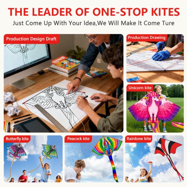 Handmade DIY Ice Cream Kite for Kids – Kindergarten Outdoor Toy