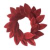 Handmade Red Velvet Poinsettia Wreath – Christmas Home Decor