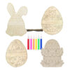 DIY Easter Wooden Bunny & Egg Paint Kit – Basket Stuffer Craft