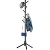 1 Wooden Coat Rack Stand Tree with Hooks Adjustable Height Organizer