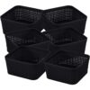 1 Square Storage Bins Set Multipurpose Organizer Baskets for Small Items