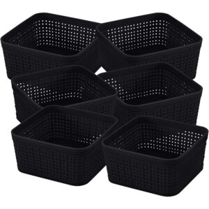 1 Square Storage Bins Set Multipurpose Organizer Baskets for Small Items