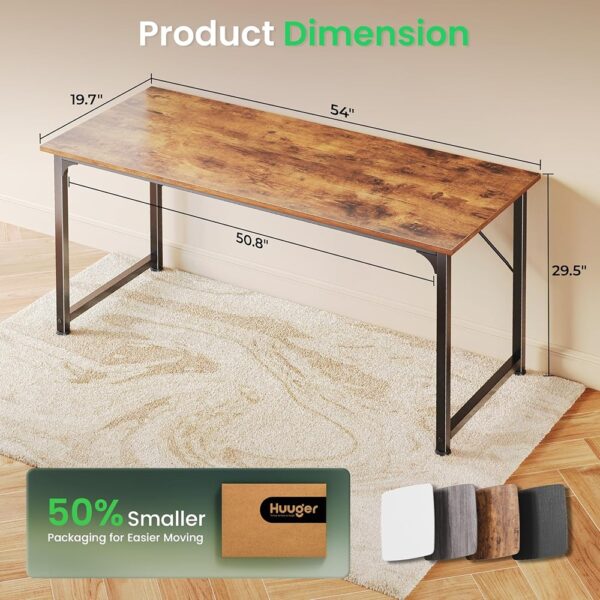 55 Inch Computer Desk Modern Writing Gaming Workstation Home Office