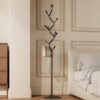 Tree Shaped Metal Coat Rack Stand with Hooks Freestanding Organizer
