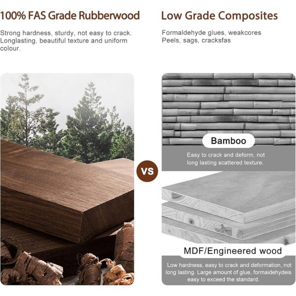 4 Solid Wood Coat Rack Stand with Shelves Hooks Freestanding Organizer